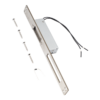 ys-132no-ip_set.png Hosszú, rozsdamentes előlapos elektromos zár - feszültségre nyit - fail-secure (munkaáramú) - IP65
