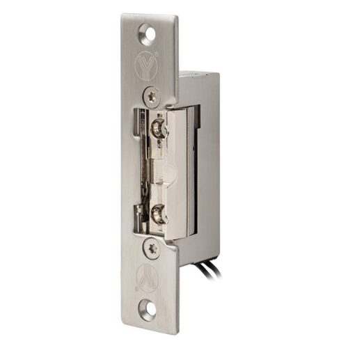 ys-134no-d-ip_isoleft.jpg Rövid, rozsdamentes előlapos elektromos zár - feszültségre nyit - fail-secure (munkaáramú) - kikapcsolható - IP65