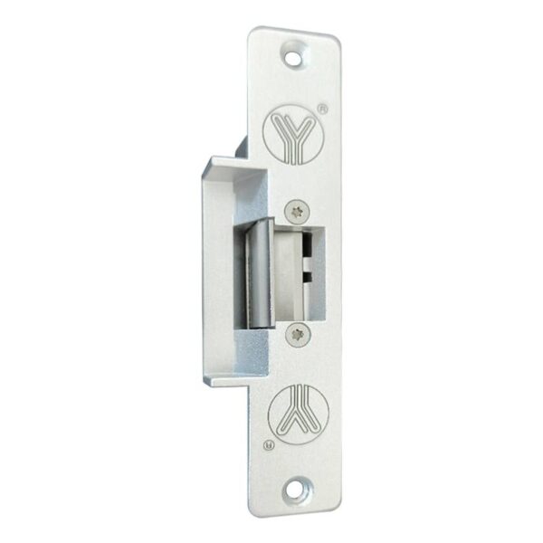 OUTLET: Elektromos zár - feszültségre nyit - fail-secure (munkaáramú) - rövid pajzzsal