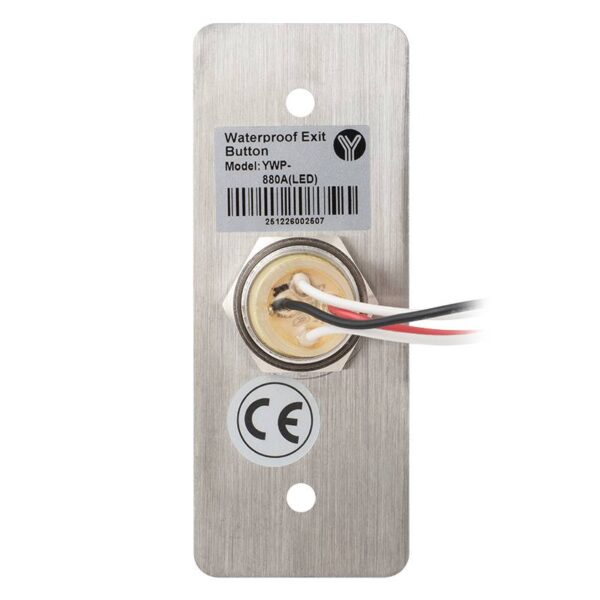 ywp-880a_led__back.jpg Süllyesztve szerelhető fém LED gyűrűs nyomógomb(IP67), 90x35 mm-es szálcsiszolt előlappal