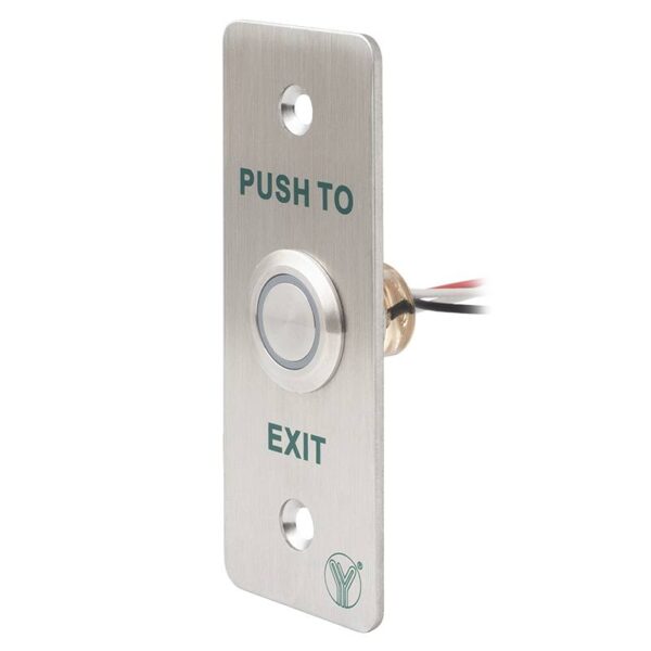 ywp-880a_led__isoleft.jpg Süllyesztve szerelhető fém LED gyűrűs nyomógomb(IP67), 90x35 mm-es szálcsiszolt előlappal