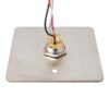 ywp-880c_led__side2.jpg Süllyesztve szerelhető fém LED gyűrűs nyomógomb(IP67), 86x86 mm-es szálcsiszolt előlappal