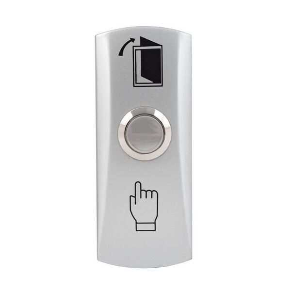 Fémházas kimagasló felületű nyomógomb(IP65) 82x32x25mm, NO-COM kimenet