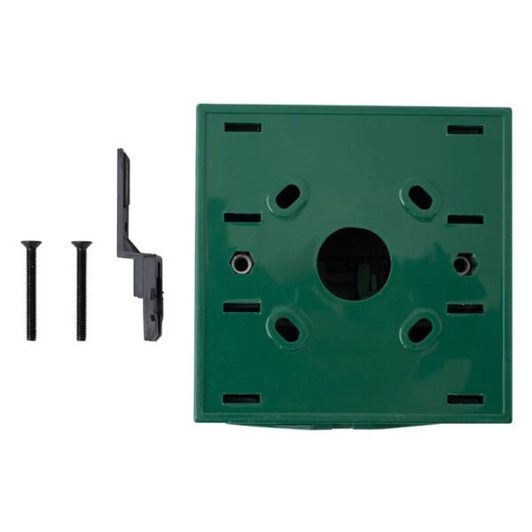 zzz-cpk-861a__back.jpg OUTLET: Visszaállítható kézi jelzésadó műanyag lappal zöld színben NO/NC/COM 2 kapcsolós