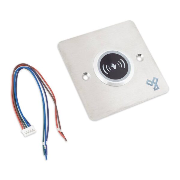 OUTLET: ISK-841C Infravörös közelítés érzékeny kapcsoló INOX pajzzsal és időzítéssel