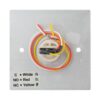 zzz-pbk-801c_back.jpg OUTLET: Nyomógomb felirattal öntött alumínium pajzzsal NO/NC 86x86