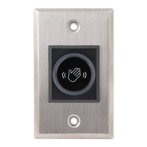 zzz-smb-1008c_front.jpg ZZZ-SMB-1008C - OUTLET: Infravörös közelítésérzékelő kapcsoló INOX pajzson NO/NC 12/24V DC