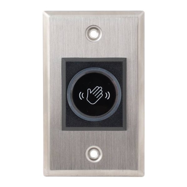 zzz-smb-1008c_front.jpg ZZZ-SMB-1008C - OUTLET: Infravörös közelítésérzékelő kapcsoló INOX pajzson NO/NC 12/24V DC