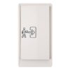 zzz-smb-s002w_front_6.jpg OUTLET: Nagyméretű könyök nyomógomb NO/NC kimenettel, piktogrammal és IP67 védelemmel, fehér