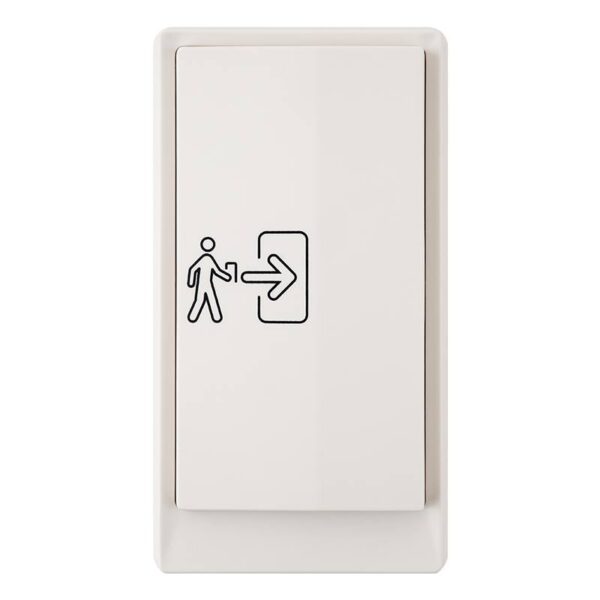 zzz-smb-s002w_front_6.jpg OUTLET: Nagyméretű könyök nyomógomb NO/NC kimenettel, piktogrammal és IP67 védelemmel, fehér